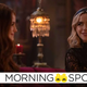 Kiernan Shipka's Sabrina Spellman looks on at Cheryl Blossom in a scene from The CW's Riverdale